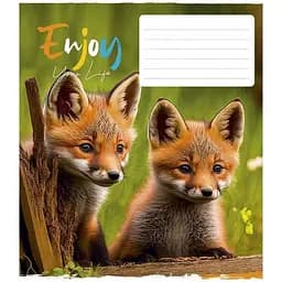 Тетрадь ученическая Engoy your life Школярик 012-3252L-3 в линию 12 листов