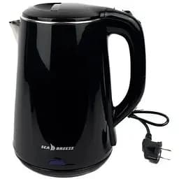 Електрочайник Sea Breeze SB-0202 1.8 л -1500 Вт Чорний