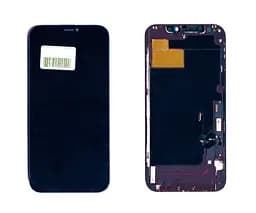 Дисплей Apple iPhone 11 Pro, чорний, з рамкою, без мікросхеми, (OLED), GX OEM hard