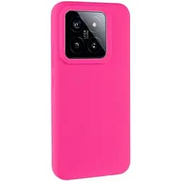 Чохол Silicone Cover Lakshmi (AAA) для Xiaomi 14 Pro Рожевий / Barbie pink