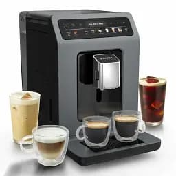 Кавомашина Krups Evidence Hot & Cold сіро-чорний 2.3 л (EA898GF0) - мініатюра 4