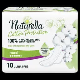 Гігієнічні прокладки Naturella Cotton Protection Ultra Maxi, 10 шт. - мініатюра 3