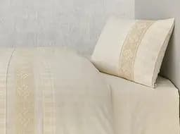 Комплект постільної білизни Buldans Nazende Cream, бежевий, 6 предметів (svt-2000022272117)