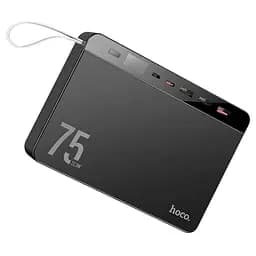 Зовнішній акумулятор HOCO J94 Overlord 22.5W fully compatible power bank(75000mAh) Black (6931474779175) - мініатюра 3