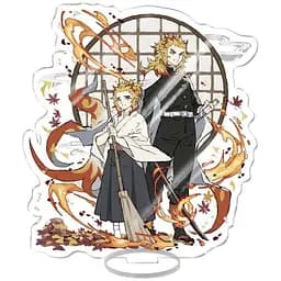 Акриловая фигурка Клинок рассекающий демонов Ренгоку Kimetsu no Yaiba Rengoku 16 см