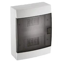 Електричний щиток зовнішній Horoz Electric 24 з пружинною системою блокування білий