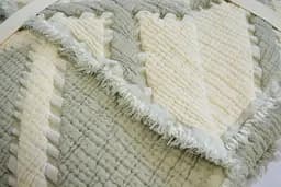 Муслінове покривало Moss Home Ivory Yesil 230х250 см pbe0051372 - мініатюра 2