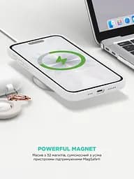 Силиконовый чехол с MagSafe для Apple iPhone 17, ICON2 MagCase, белый, противоударный, панель с мягкой подкладкой, защита всего корпуса, поддержка беспроводной зарядки, совместим с защитными стеклами и пленками, ArmorStandart (ARM86673) - мініатюра 8