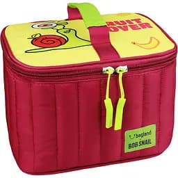Ланч бег Bagland Bob Snail салатово-красный 22x17x15 см