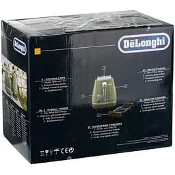 Тостер DeLonghi CTOV 2103 GR (0176129062 / 0230120038) - мініатюра 9
