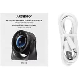 Вентилятор Ardesto OneBreeze настільний 12 см сірий (FT-M95B) - мініатюра 7