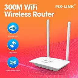 Бездротовий Wi-Fi роутер PIX-LINK LV-WR07M стаціонарний мережевий маршрутизатор White (19183) - мініатюра 6