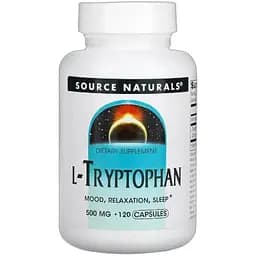 Амінокислота Source Naturals L-Tryptophan 500 мг 120 капсул