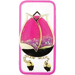 Чохол-накладка Toto TPU Case Decorative Stones IPhone 5/5S/SE Rose Flower Pink