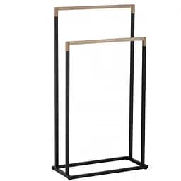 Вішалка для рушників Yoka Zola black bamboo P.ZOLA-2-BLK Чорний матовий