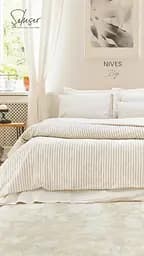 Постільна білизна Nives Bej Ранфорс Saheser pbe0051773