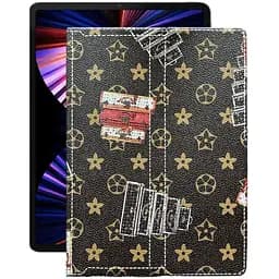 Чохол StatusCASE з екошкіри для планшету Apple iPad pro 11 2021 Луі-Вітон-коричневий