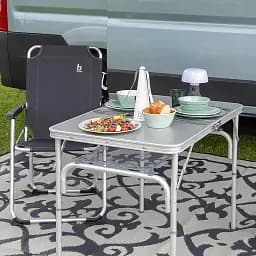 Стіл Bo-Camp Premium 90x60 см сірий (DAS303276) - мініатюра 13