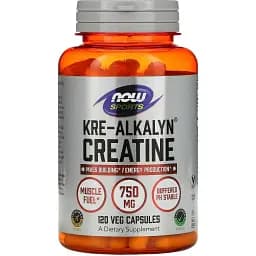 Креатин Now Foods Sports Kre-Alkalyn Creatine 750 мг 120 капсул