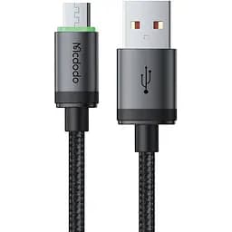 Кабель Mcdodo USB-A to Micro USB Cable with Charging Light 1 м Черный