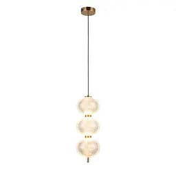 Подвесной светильник LED Levistella 79112098-3led CL, 13W, прозрачный пластик, для гостиной, три режима