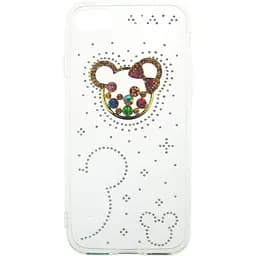 Чохол-накладка Toto TPU case with stones iPhone 7/8/SE 2020 Mouse Transparent