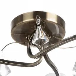 Люстра стельова Brille класична E14 40W BZ (LK-213C/3) - мініатюра 5