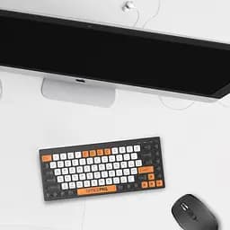 Клавіатура OfficePro SK955B Wireless/Bluetooth Black (SK955B) - мініатюра 7