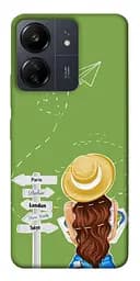 Чохол Demsky Travel girl для Xiaomi Redmi 13C