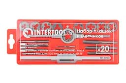 Набір мітчиків та плашок метричних з тримачами Intertool (у наборі 20 предметів) SD-8020 - мініатюра 2