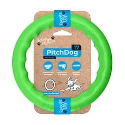 Іграшка для собак Collar PitchDog Кільце для апортування 17 см салатове (62365) - мініатюра 1