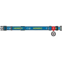 Нашийник для собак Waudog Nylon Патрон, з QR паспортом, пластиковий фастекс, XL, 35-58х2,5 см - мініатюра 2