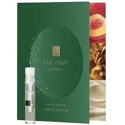 Открытка с пробным образцом Парфюмерной воды Avon Far Away Sparkle 0.6 мл (158511226)