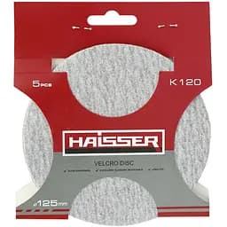 Круг шлифовальный Haisser самоклеящийся 125 мм, k 120, 5 шт. (119696)
