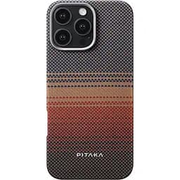 Чохол Pitaka Tactile Woven Case MagEZ для Apple iPhone 16 Pro Sunset (KI1601SU) [118929]