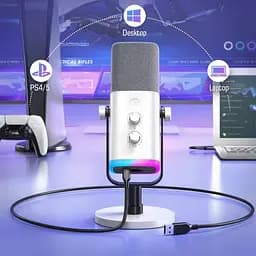 Мікрофон Fifine AM8W USB/XLR White (AM8W) - мініатюра 5