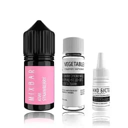 Набір компонентів для самозамісу сольової заправки Mix Bar Kiwi Strawberry 30 мл 0-50 мг Ківі полуниця (12030)