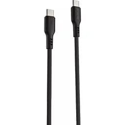 Кабель Proove Rebirth USB-C to USB-C 60W 1m Black (CCRE60002201) [130370]