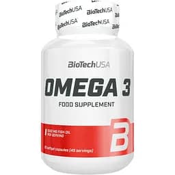 Жирні кислоти BiotechUSA Mega Omega 3 з вітаміном Е 90 капсул