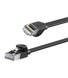 Патч-корд (мережевий кабель) Baseus High Speed ​​Six types of RJ45 1м PCWL-B01 Black - мініатюра 3