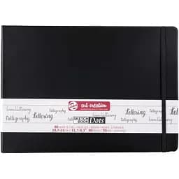 Блокнот для графики и каллиграфии Royal Talens Art Creation Dots в точку 30х21см 80г/м2 80л черный