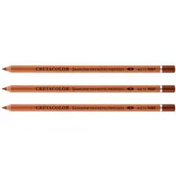 Набор карандашей для рисунка Cretacolor Сангина средняя 3 шт.