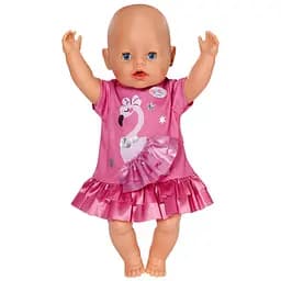 Одяг для ляльки Baby Born Сукня з фламінго 43 см (839423) - мініатюра 3
