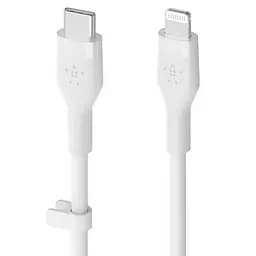 Кабель Belkin BoostCharge Flex USB Type-C - Lightning (M/M), 2 м, White (CAA009bt2MWH) OEM (CAA009bt2MWH-OEM)