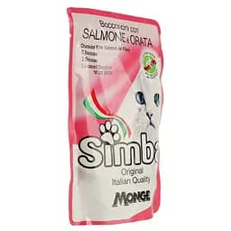 Вологий корм для котів Simba Cat Wet лосось та рибка дорі 100 г (70009379) - мініатюра 2