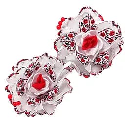 Банти дитячі на резинці для волосся «Вишиваночка» 0108-352, 2 штуки