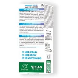 Сонцезахисна сироватка-флюїд Garnier Ambre Solaire Invisible Serum Super UV SPF 50+ з високим ступенем захисту 30 мл - мініатюра 4