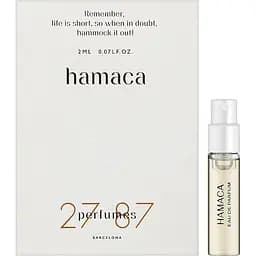 Парфюмерная вода пробник 27 87 Perfumes Hamaca 2 мл