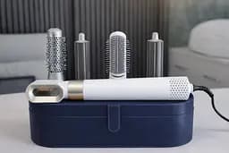 Стайлер Hot Air Styler 5 в 1 для укладання волосся, 1000 Вт, 5 насадок, з кейсом Білий - мініатюра 3