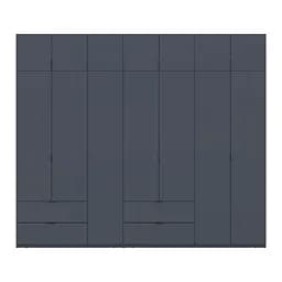 Шафа для одягу Doros Лукас Графіт 3+4 ДСП 280х50х240 (42005121)